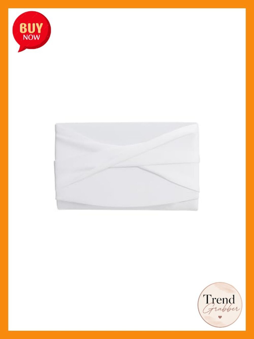 Satin Clutch Purse with Detachable Chain Strap